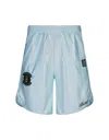 Barrow Bermuda Shorts In Light Blue Triacetate In Blue 1