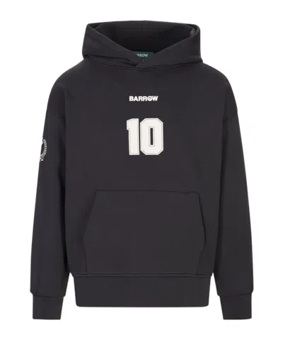 Barrow Unisex Hooded Sweatshirt Kangaroo Pocket In Black