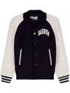 Barrow Logo-print Varsity Jacket In Black