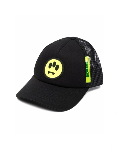 Barrow Black Cap With Visor And Logo