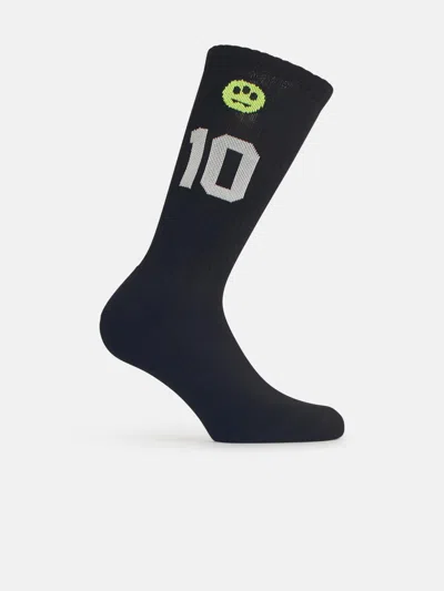Barrow Black Cotton Blend Socks