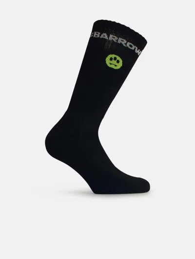 Barrow Black Cotton Blend Socks