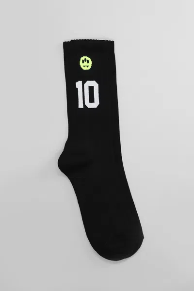 Barrow Black Cotton Blend Socks