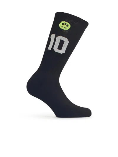 Barrow Black Cotton Blend Socks