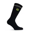 Barrow Black Cotton Blend Socks In Nero Black