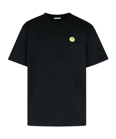 BARROW BLACK COTTON ORSO T-SHIRT