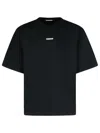 Barrow Crew Neck Graphic Print T-shirt In Black