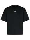 Barrow Crew Neck Graphic Print T-shirt In Black