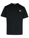 Barrow Orso Graphic Print Crew Neck T-shirt In Black