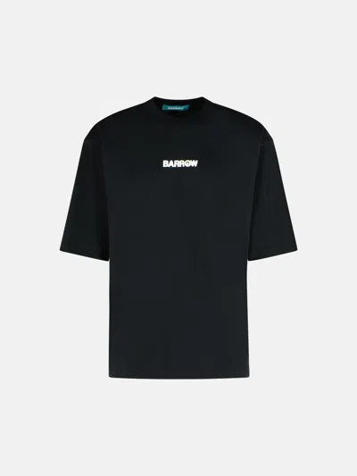 Barrow Black Cotton T-shirt