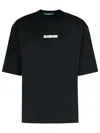 Barrow Cotton T.shirt In Black