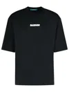 Barrow Black Cotton T-shirt In Black