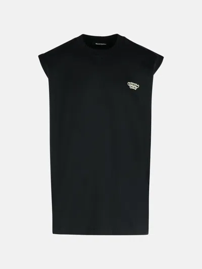 Barrow Black Cotton Tank Top