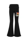 Barrow Black Leggings For Girl With Logo In Black