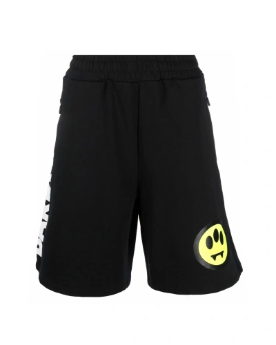 Barrow Black Shorts With Logo