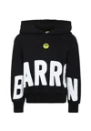 Barrow Long-sleeved Logo Sweatshirt In Black
