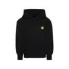 Barrow Logo-stamp Hoodie In Nero