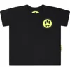 Barrow Black T-shirt For Babykids With Smiley In Black