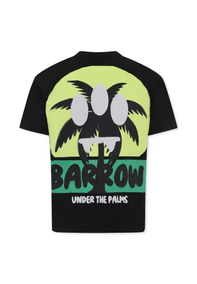 Barrow Black T-shirt For Kids With Smiley