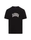 Barrow T-shirt Washed Print Nera In Black