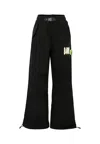 Barrow Black Trousers For Kids With Smiley In Black