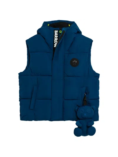Barrow 후드 패딩 베스트 In Blue