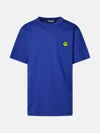 Barrow T-shirt Unisex Con Motivo Volto In Blue