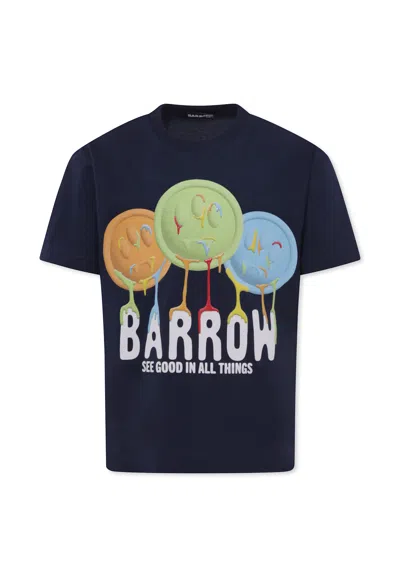 Barrow Blue T-shirt For Kids With Smiley