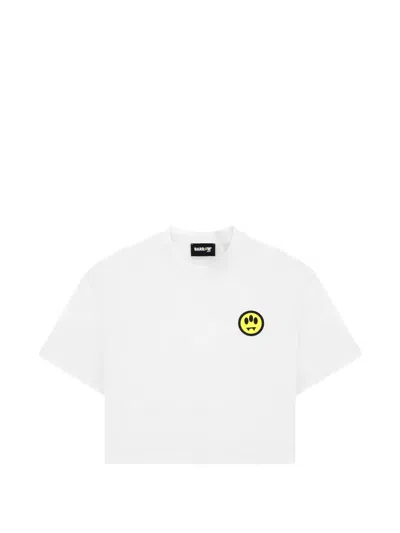 Barrow Kids' Boxy Jersey T-shirt In White