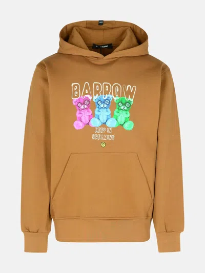 Barrow Brown Cotton Sweatshirt