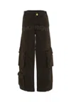 Barrow Logo-print Cargo Pants In Brown