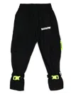 Barrow Buckle-strap Cuff Trousers In 黑色