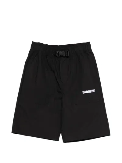 Barrow Kids' Buckled Shorts In Black