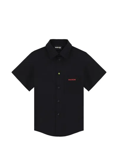 Barrow Kids' Button Pocket Shirt In Black
