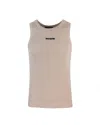 Barrow Canotta A Coste Beige In 092