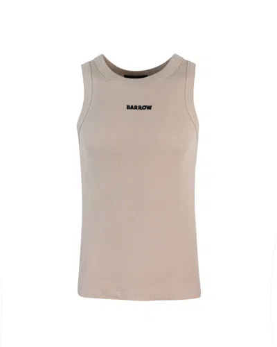 Barrow Canotta A Coste Beige In 092
