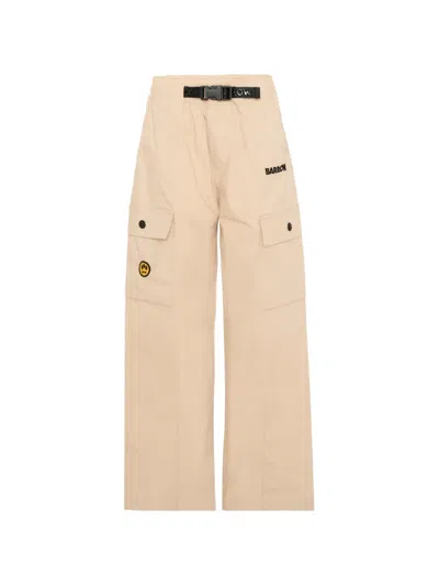 Barrow Kids' Cargo Belt Trousers In Neutral