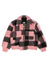 Barrow Check-pattern Jacket In Pink