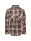 Barrow Check-pattern Graphic-print Shirt In Multi