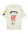 Barrow Chilli-print Crewneck T-shirt In White