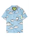 Barrow Cloud Print T-shirt In Blue