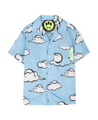 Barrow Cloud Print T-shirt In Blue