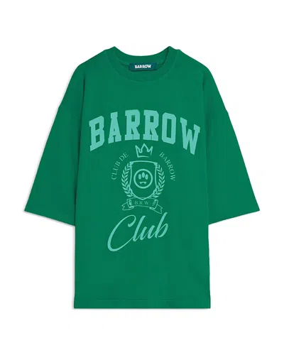 Barrow Club Slim Fit Crewneck T-shirt In Green