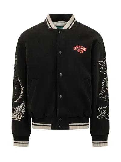 Barrow Collage Print Jacket In Black