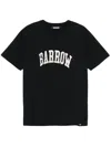 Barrow T-shirt Washed Print Nera In Black