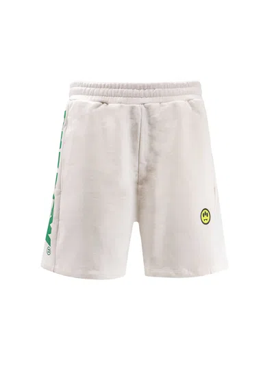 Barrow Cotton Bermuda Shorts In White