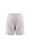 Barrow Cotton Bermuda Shorts With Logo In Gray