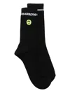 Barrow Stripe-detail Socks In Black  