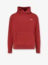 Barrow Hooded Pocket Sweatshirt In Red