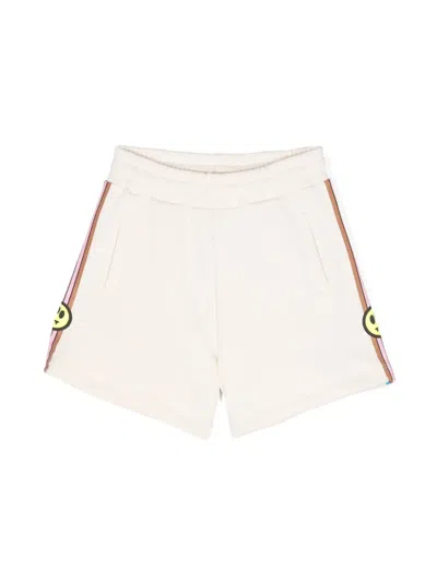 Barrow Kids' Cotton Jersey Shorts In Neutrals